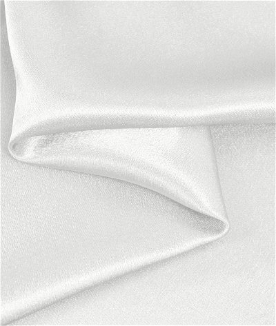 White Crepe Back Satin Fabric
