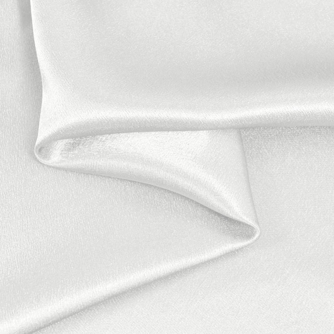 White Crepe Back Satin Fabric image 1 of 1
