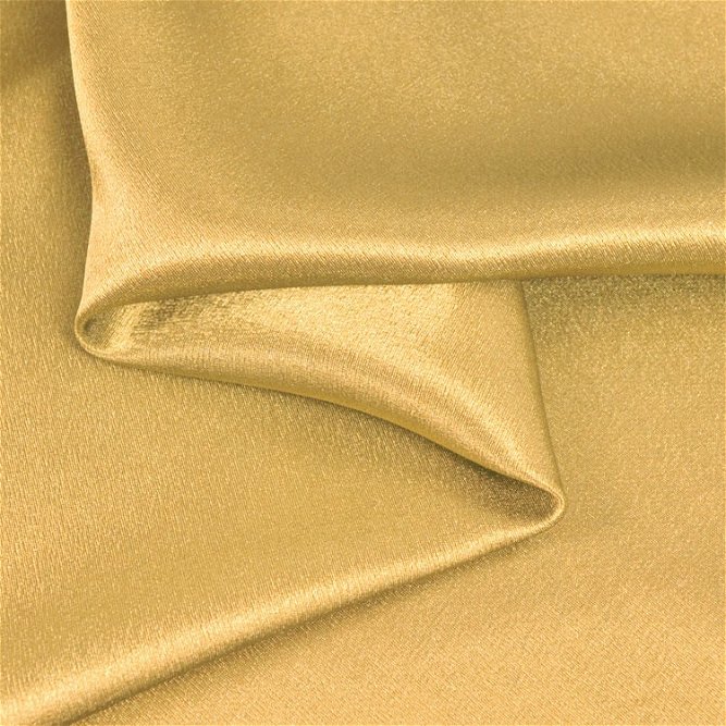 Gold Crepe Back Satin Fabric
