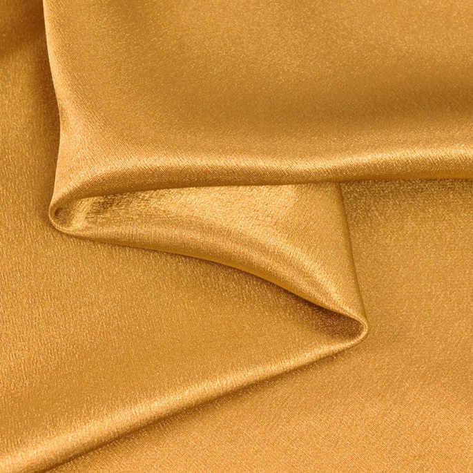 Dark Gold Crepe Back Satin Fabric image 1 of 1