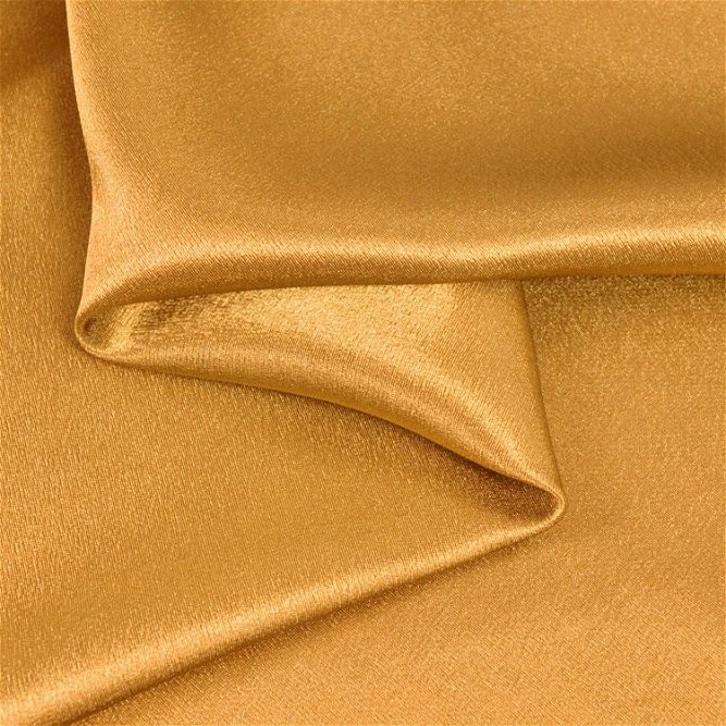 Dark Gold Crepe Back Satin Fabric