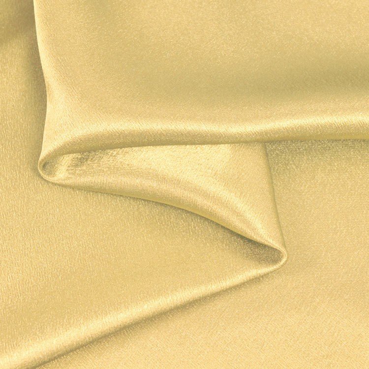 Sun Gold Crepe Back Satin Fabric