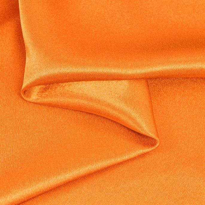 Orange Crepe Back Satin Fabric image 1 of 1