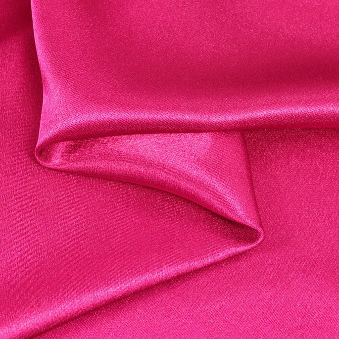Dark Fuchsia Crepe Back Satin Fabric image 1 of 1
