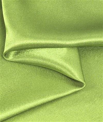 Green Satin Fabric by the Yard
