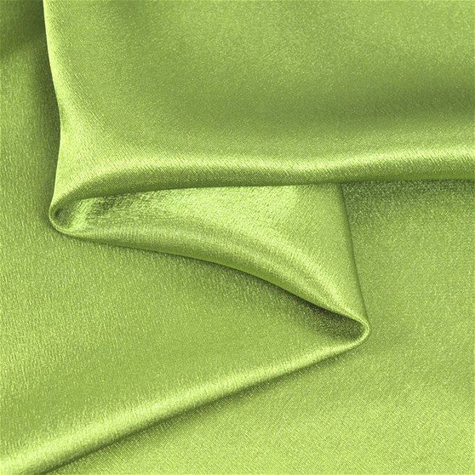 Lime Green Crepe Back Satin Fabric