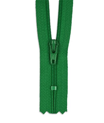 YKK 14 inch Jewel Green #3 Closed End Zipper