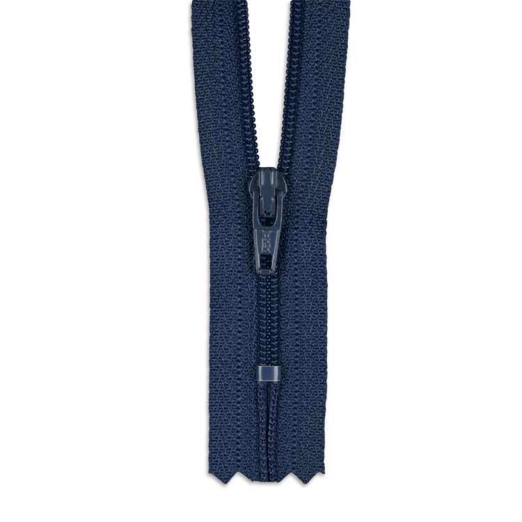 YKK 16" Crayon Blue #3 Closed End Zipper