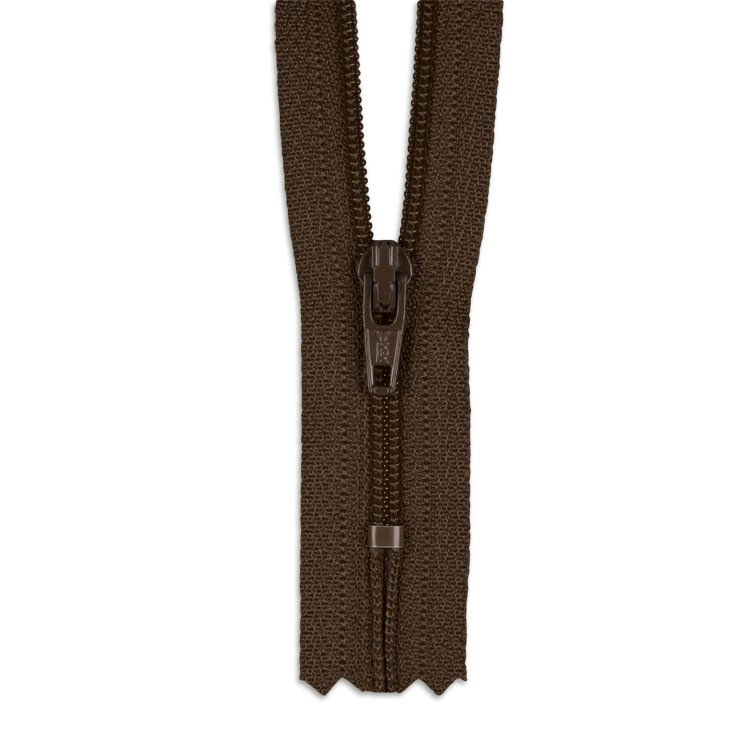 YKK 7" Global Brown #3 Closed End Zipper