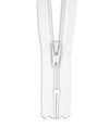 YKK 7" White #3 Closed End Zipper