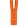 YKK 7" Flame Orange #3 Closed End Zipper