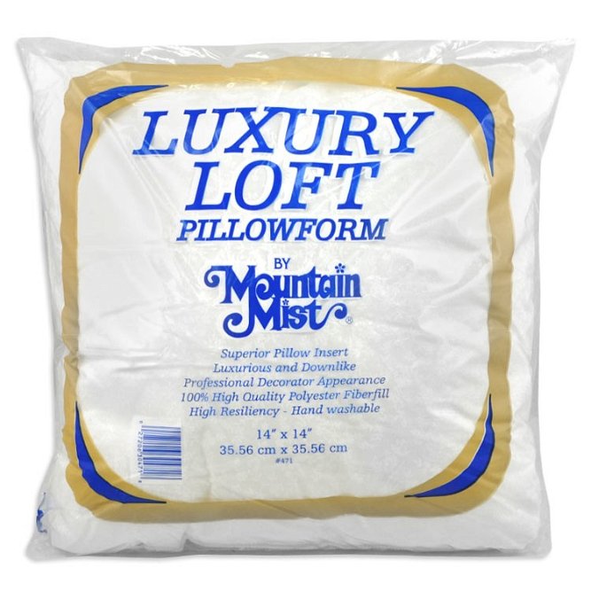 Mountain Mist Luxury Loft Pillow Form - 14&quot; x 14&quot;