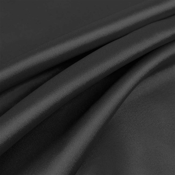 Black Charmeuse Fabric