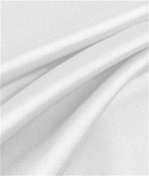 White Charmeuse Fabric