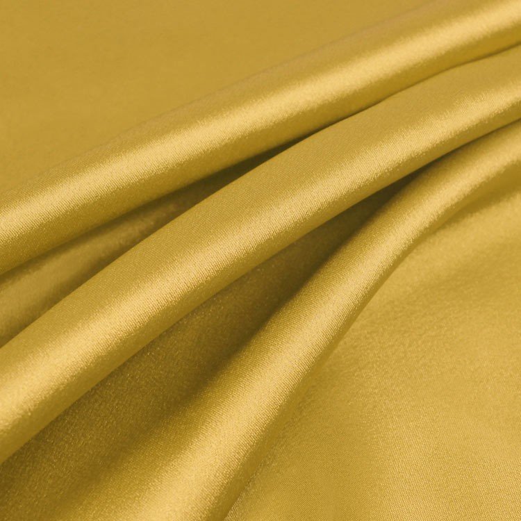 Dark Gold Charmeuse Fabric