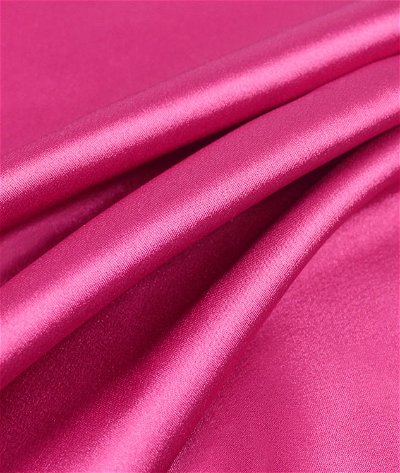 Hot Pink Charmeuse Fabric