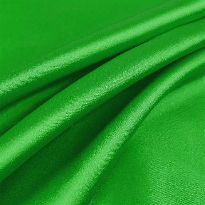 Flag Green Charmeuse Fabric