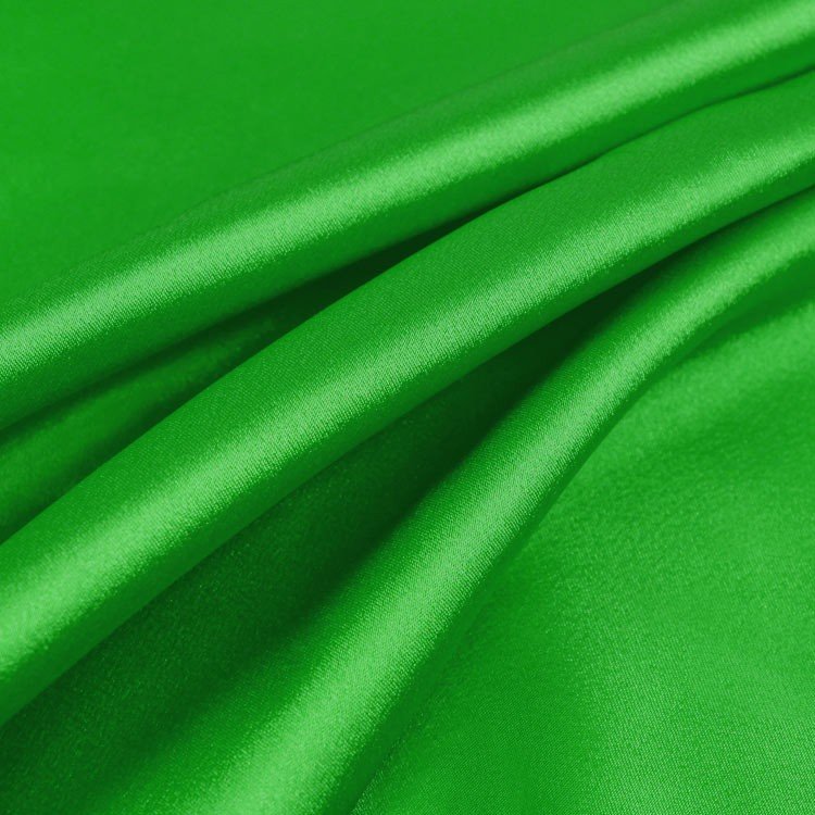 Flag Green Charmeuse Fabric