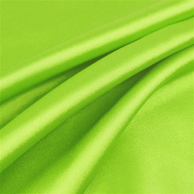 Citrus Green Charmeuse Fabric