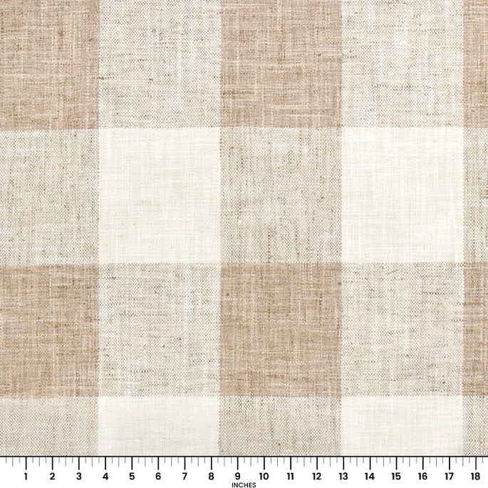 P. Kaufmann Check Please Harvest Fabric image 4 of 4