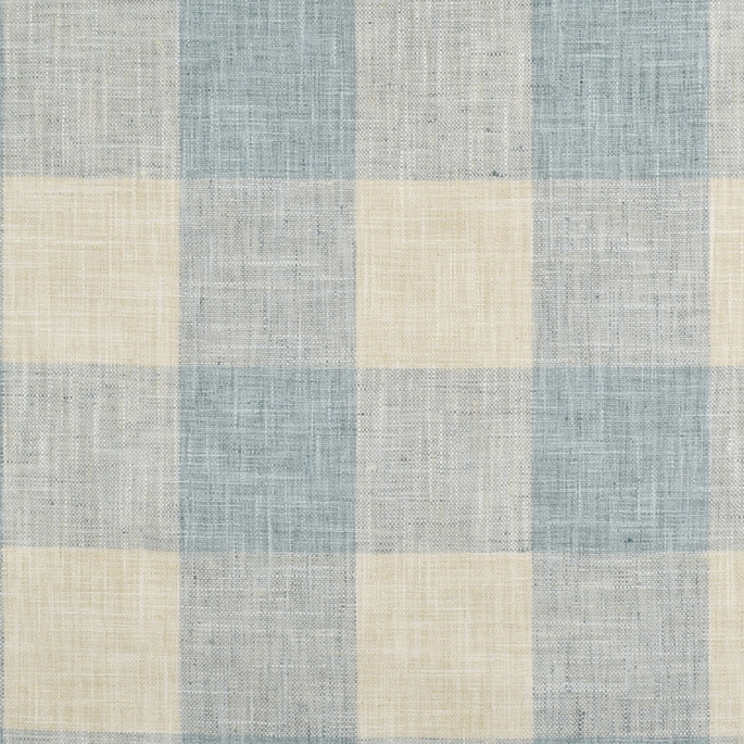 P. Kaufmann Check Please Lagoon Fabric image 1 of 4