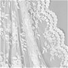White Chantilly Stretch Lace Fabric - Image 2