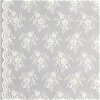 Ivory Chantilly Stretch Lace Fabric - Image 1