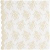 Champagne Chantilly Stretch Lace Fabric - Image 1