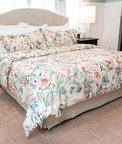 Luxury Granpalazzo Duvet Cover Set - Belli Petroleo - Queen