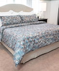 Luxury Granpalazzo Duvet Cover Set - Valeska Oceano - Queen