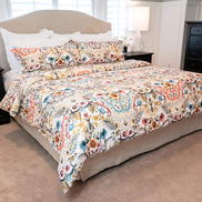 Luxury Granpalazzo Duvet Cover Set - Elitis Otoño - King