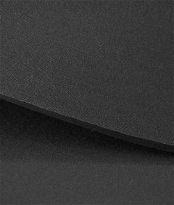 Premium Plain 2mm Neoprene Fabric Material Scuba Foam Knit 59 (1 Meter,  Black)