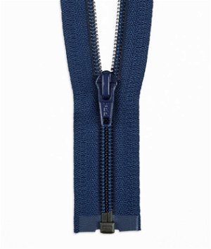 YKK 30 inch Crayon Blue #5 Nylon Coil Open End Zipper