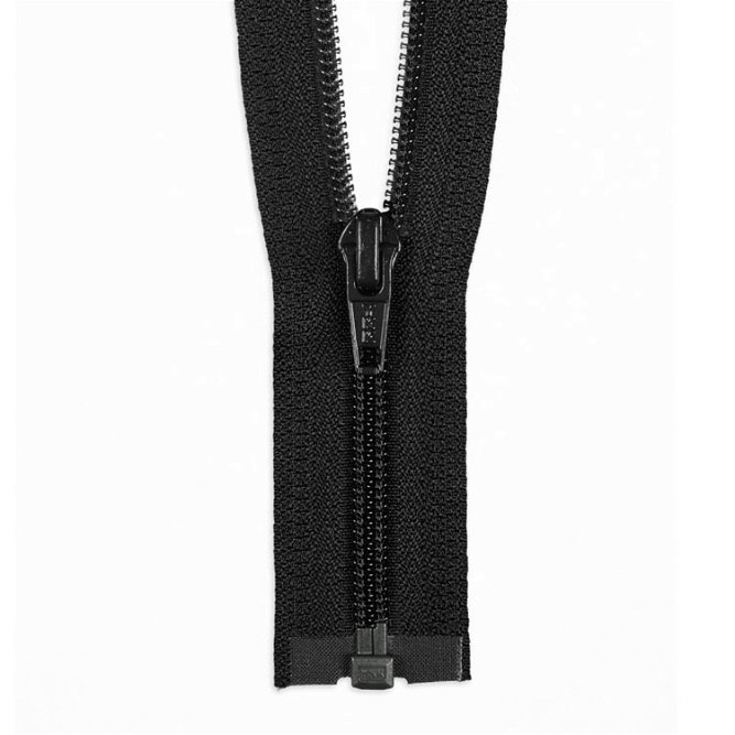 YKK 36&quot; Black #5 Nylon Coil Open End Zipper