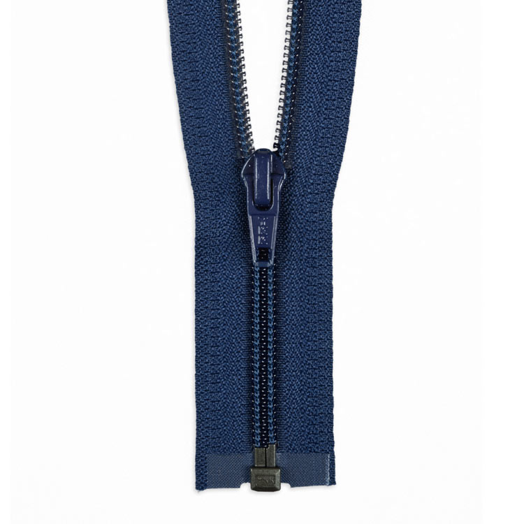 YKK 36" Crayon Blue #5 Nylon Coil Open End Zipper
