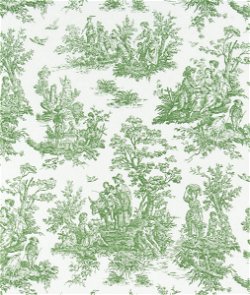  Olive Green Toile de Jouy Fabric by The Yard - French Vintage  Country Style Fabric, Home Decor, Tablecloth, Curtain, Chair Upholstery :  Arts, Crafts & Sewing