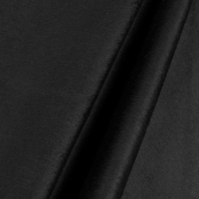 16 Oz Commando Cloth FR Black Brushed Cotton Fabric image 1 of 2