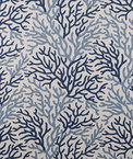 Scott Living Coral Reef Vista Luxe Linen Fabric
