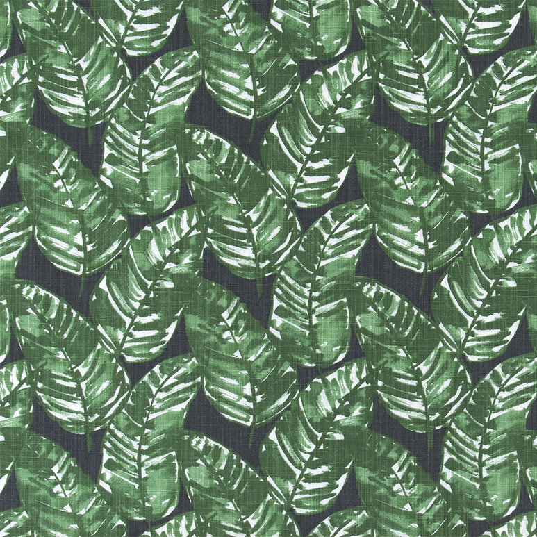 Premier Prints Costa Rica Black Flame Slub Canvas Fabric