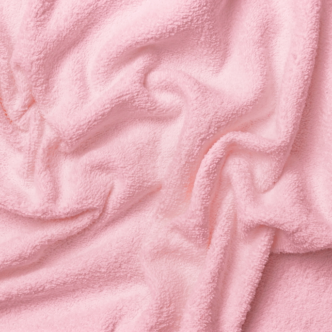 9 Oz Cotton Terry Cloth Pink Fabric image 2 of 2