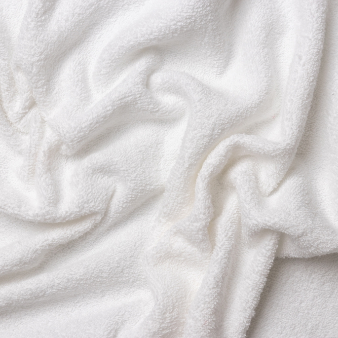 9 Oz Cotton Terry Cloth White Fabric image 2 of 2