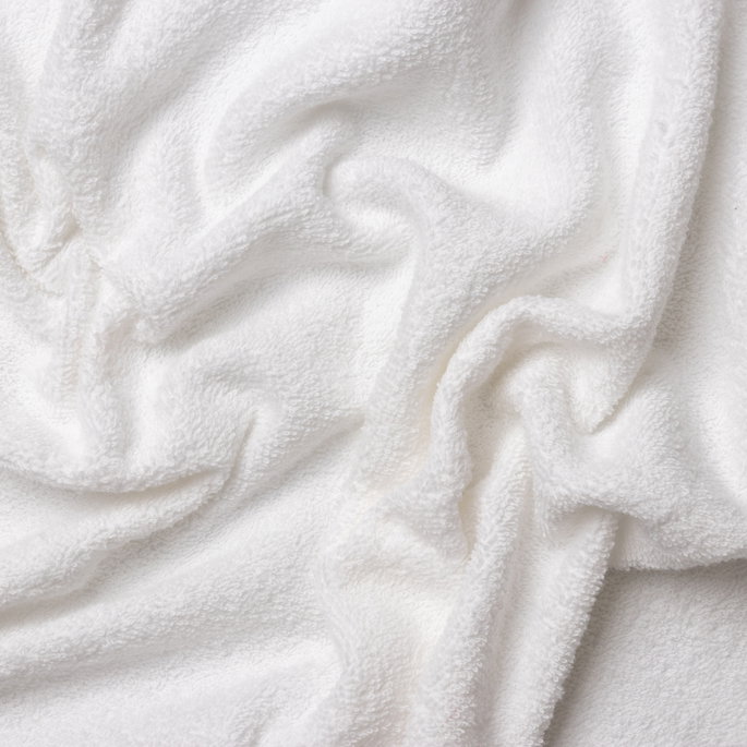 9 Oz Cotton Terry Cloth White Fabric image 2 of 2
