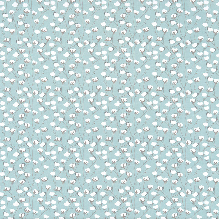 Premier Prints Cotton Belt Spa Blue Fabric