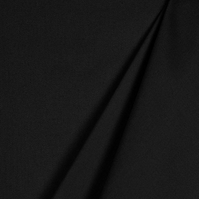 Black Cotton Twill Fabric image 2 of 2