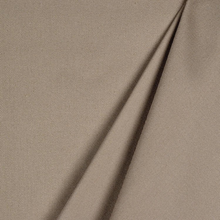 100% Cotton Flannel Fabric Khaki, by the yard