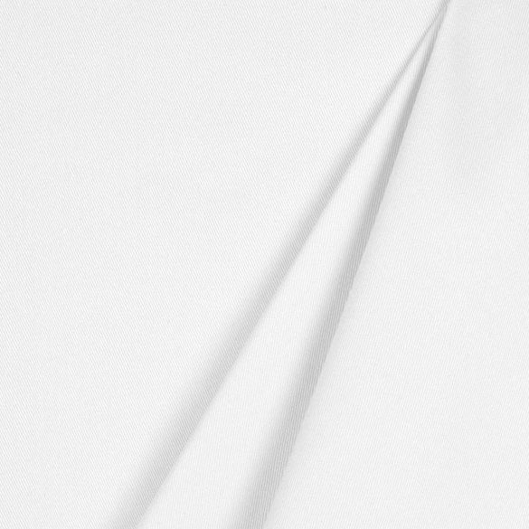 White Cotton Twill Fabric | OnlineFabricStore