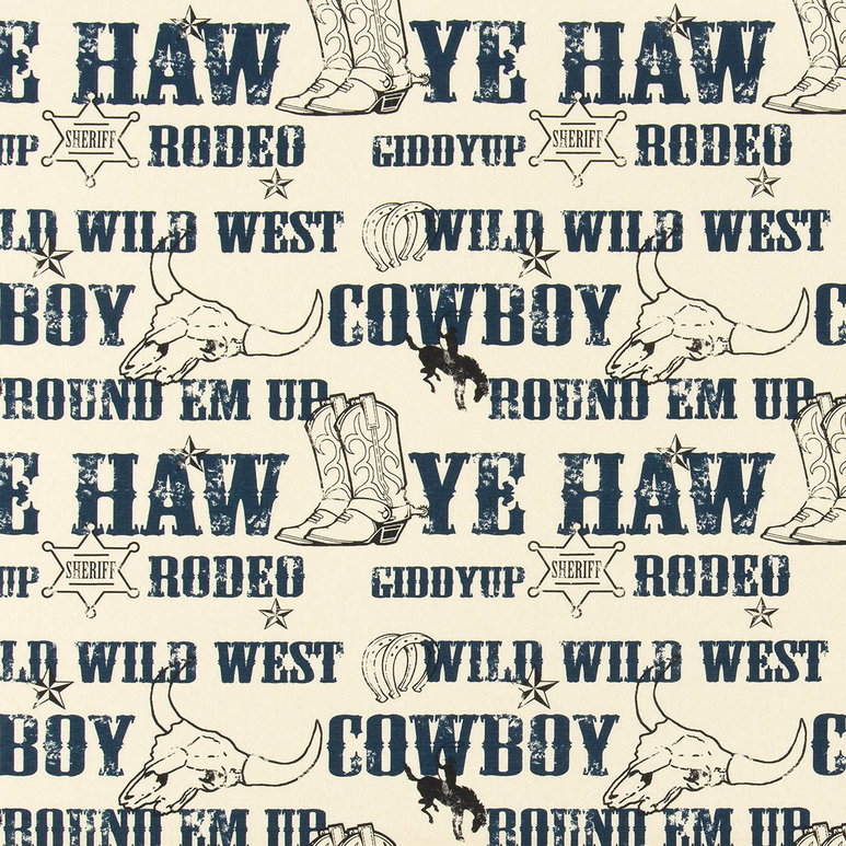 Premier Prints Cowboy Italian Denim Macon Fabric