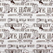 Premier Prints Cowboy Kelp/Natural Canvas Fabric