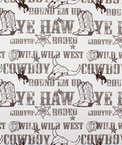 Premier Prints Cowboy Kelp/Natural Canvas Fabric