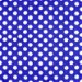 Royal Blue Polka Dot Charmeuse Fabric thumbnail image 1 of 2
